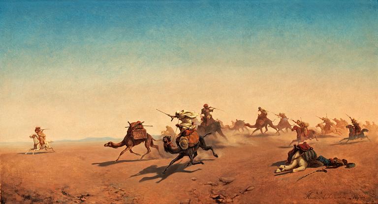 Henric Ankarcrona, Desert battle.