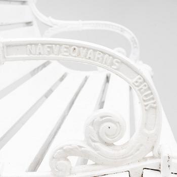 Trädgårdssoffa, Näfveqvarns Bruk, tidigt 1900-tal.