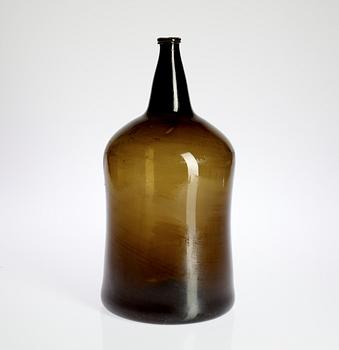 774. A Glass bottle. 19th century.
