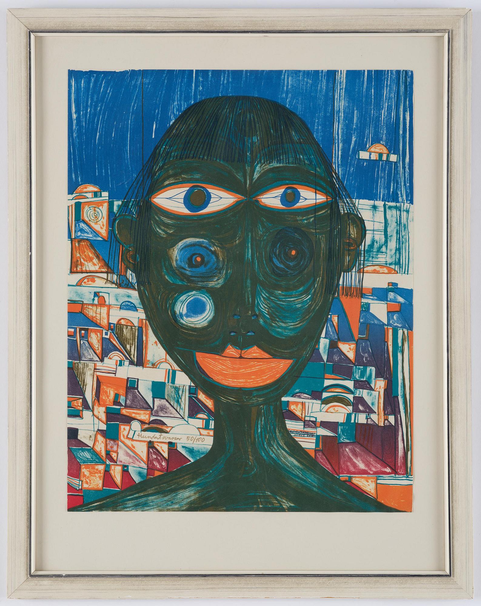 Friedensreich Hundertwasser, "Die Araberin".