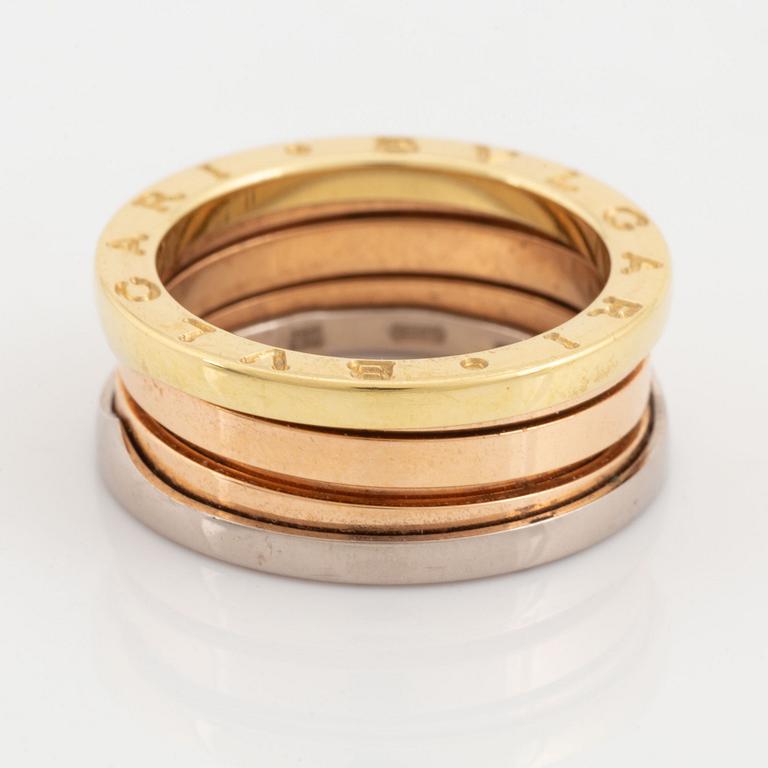 Bulgari, ring, B.zero1. 18K guld i tre färger.