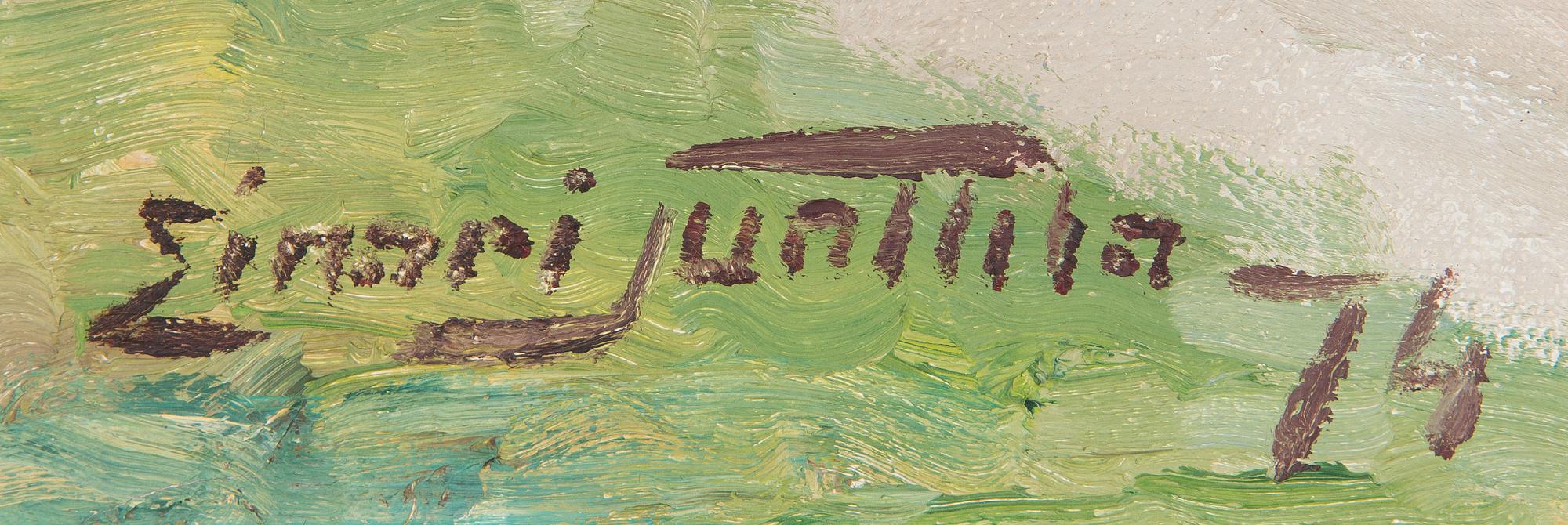 Einari Junttila, Autumn Landscape.