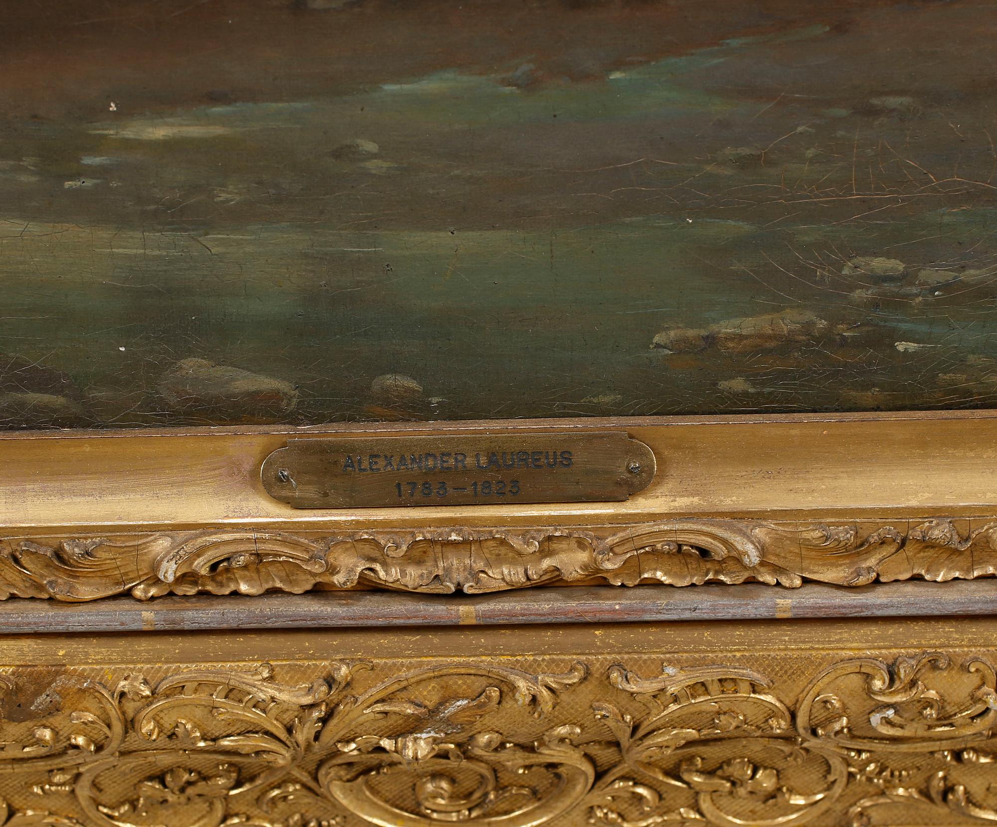 ALEXANDER LAURÉUS, attributed to, oil on canvas, unsigned.