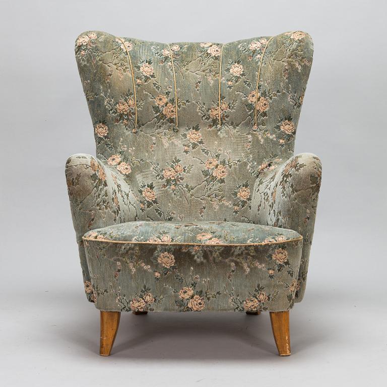Ilmari Lappalainen, A 'Rex' armchair for Asko, mid-20th century.