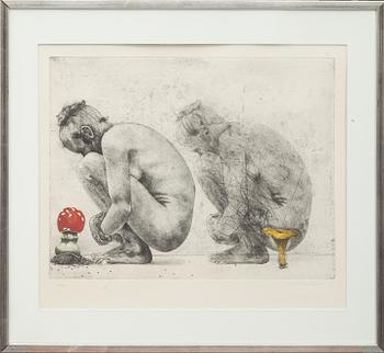 PG THELANDER, färgetsning.