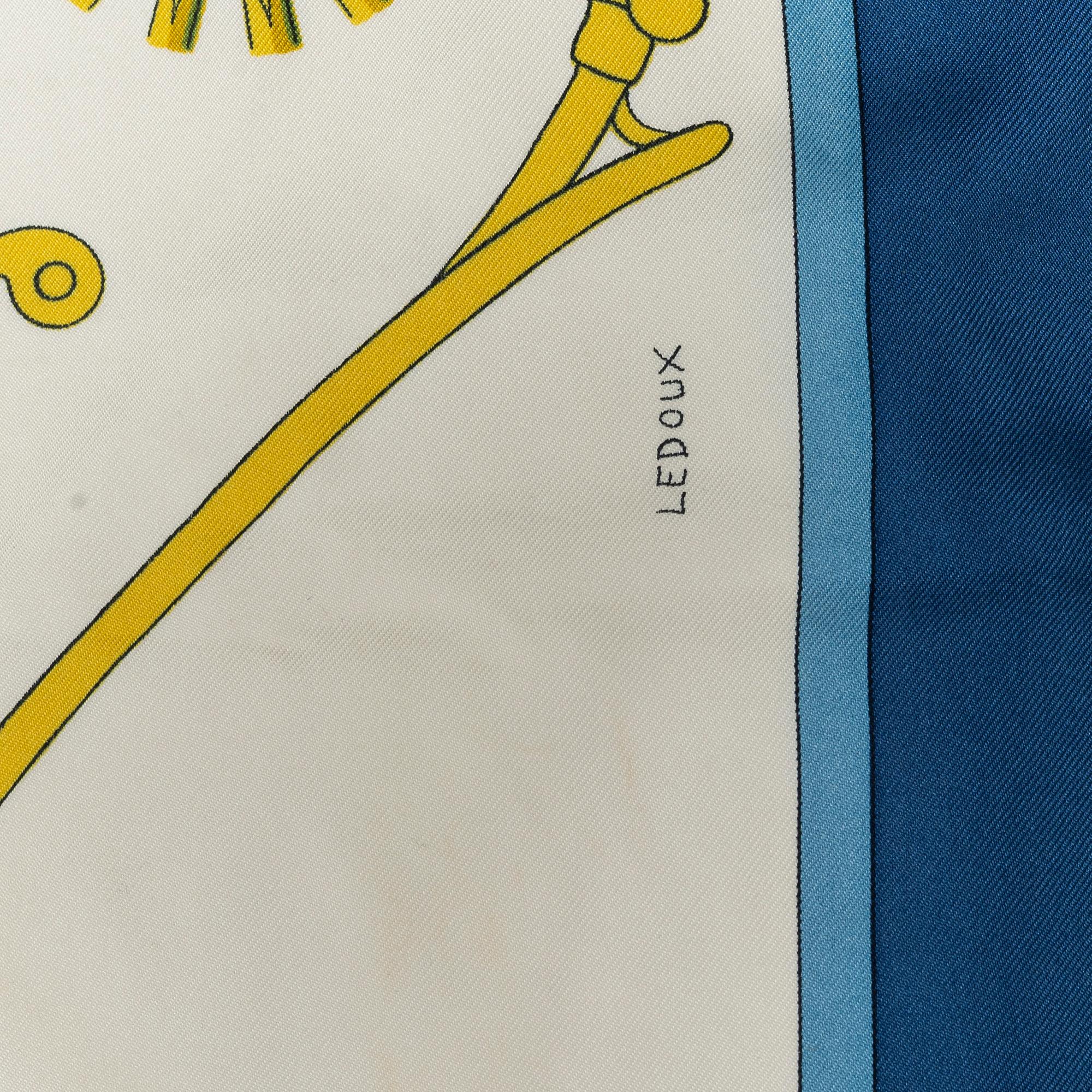 Hermès, scarf, "Carrossier".