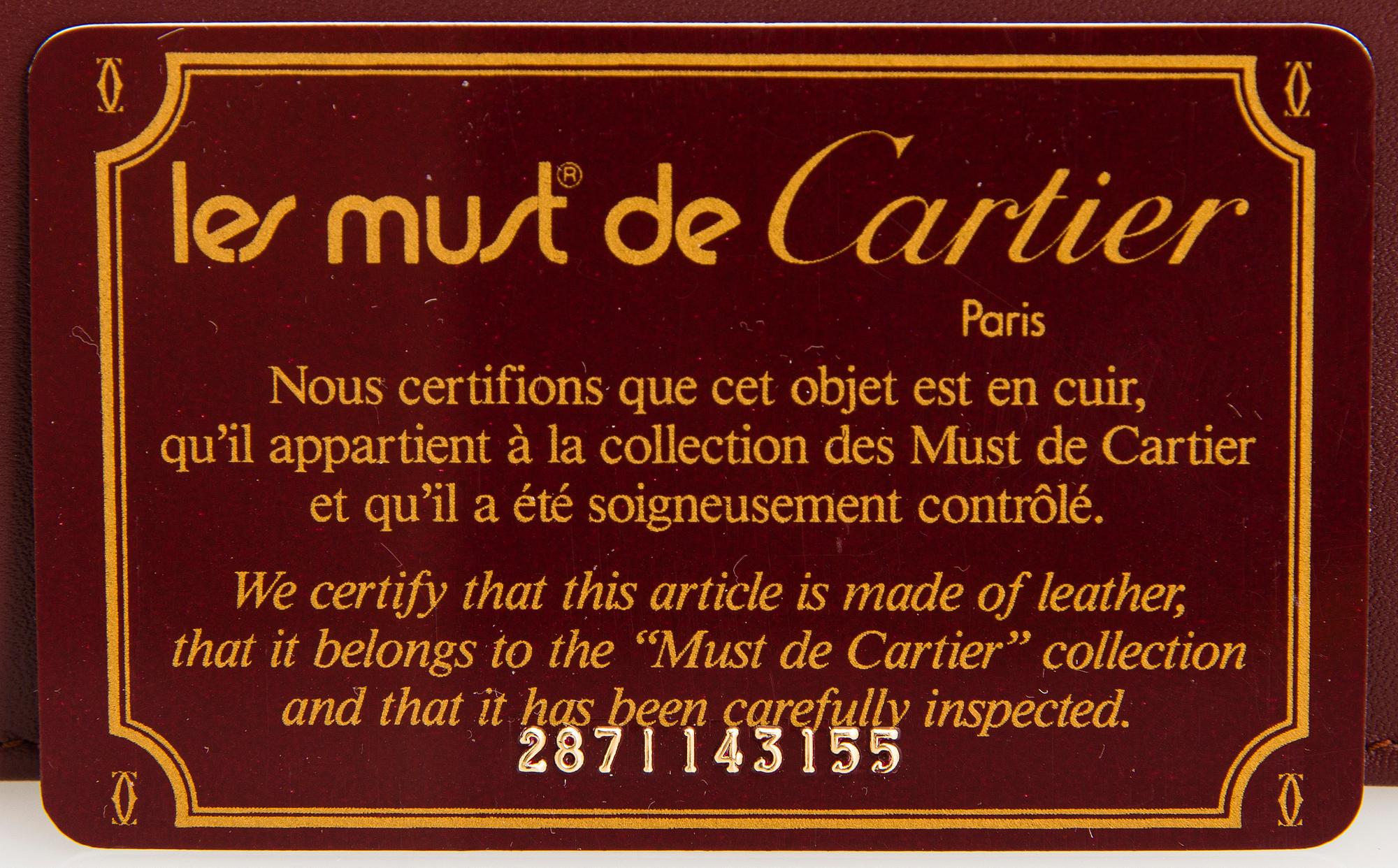 Cartier, must de Cartier, clutch/väska.