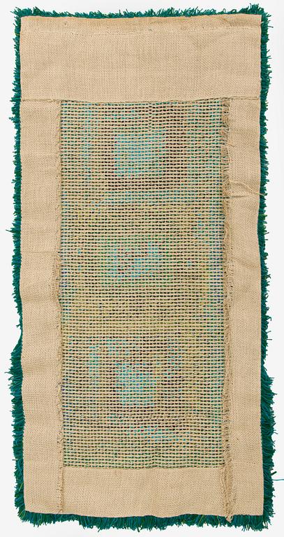 Terttu Tomero, ryijy "Sopukka", malli Neovius. Noin 136 x 64 cm.