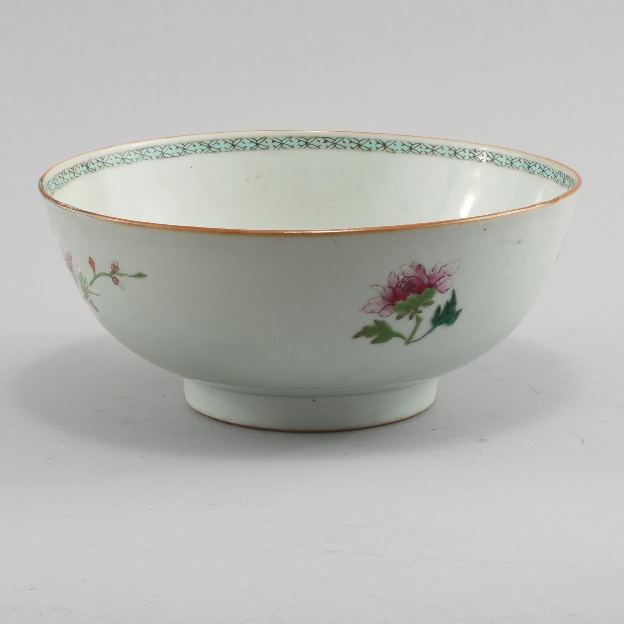 SKÅL, porslin, Kina, 1700-tal.