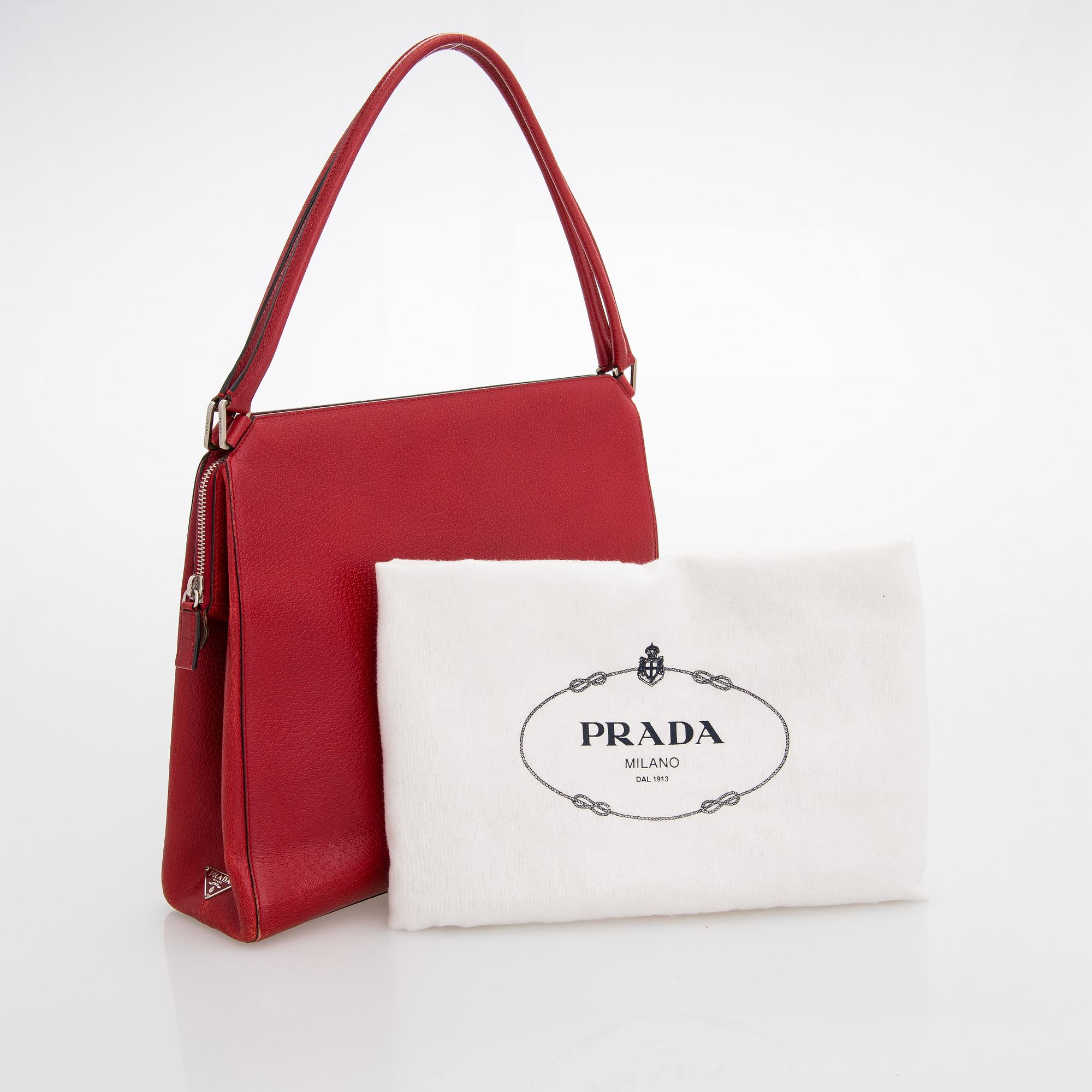 Prada, handbag.