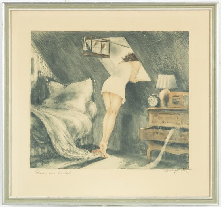 Louis Icart, "Paris sous les toits".