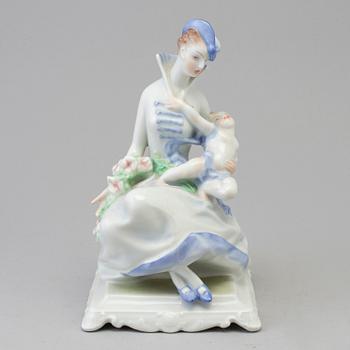 A 20th century Hungarian Herend porcelain figurine.