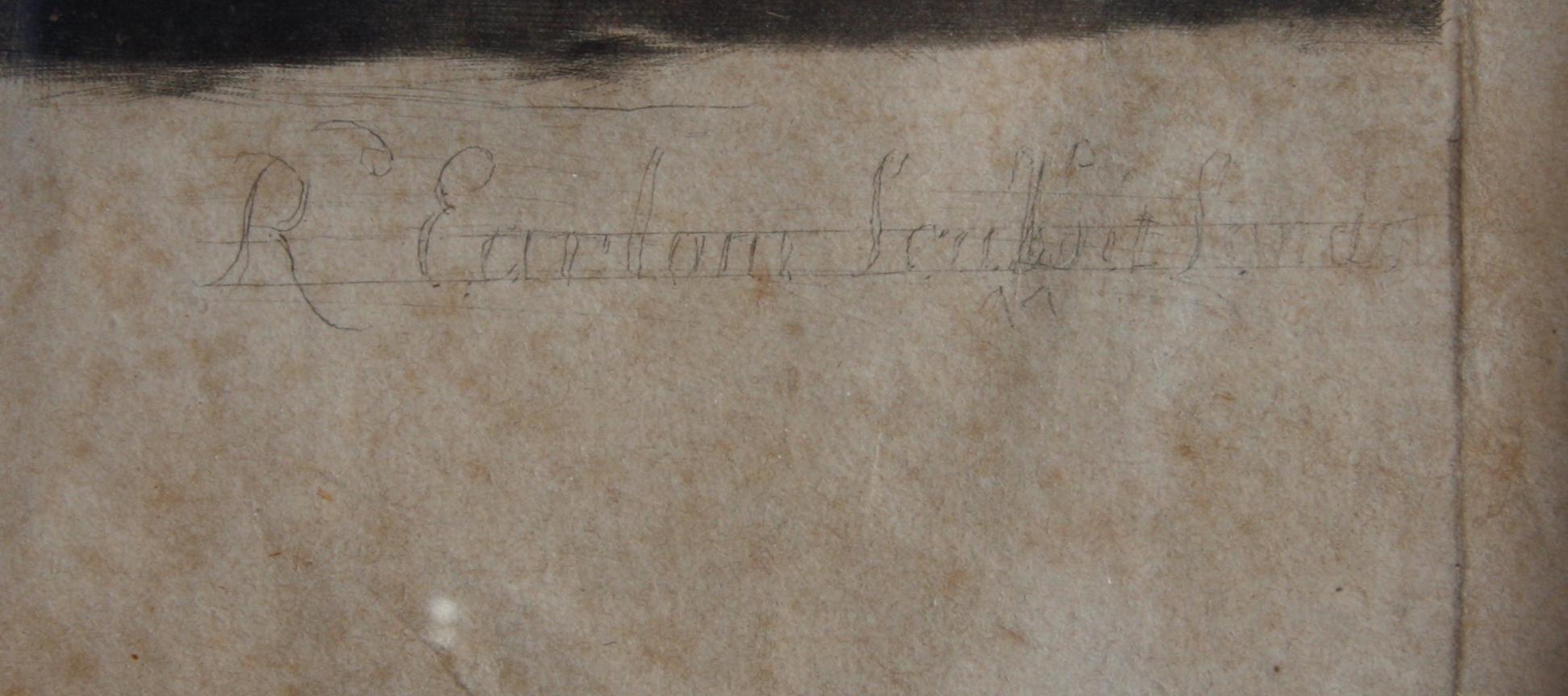 KOPPARSTICK, efter äldre förlaga, 17/1800-tal.