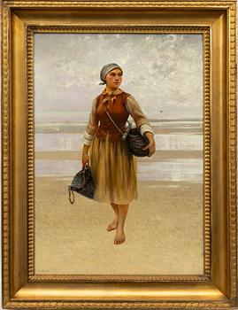 August Hagborg, Ostronplockerska.