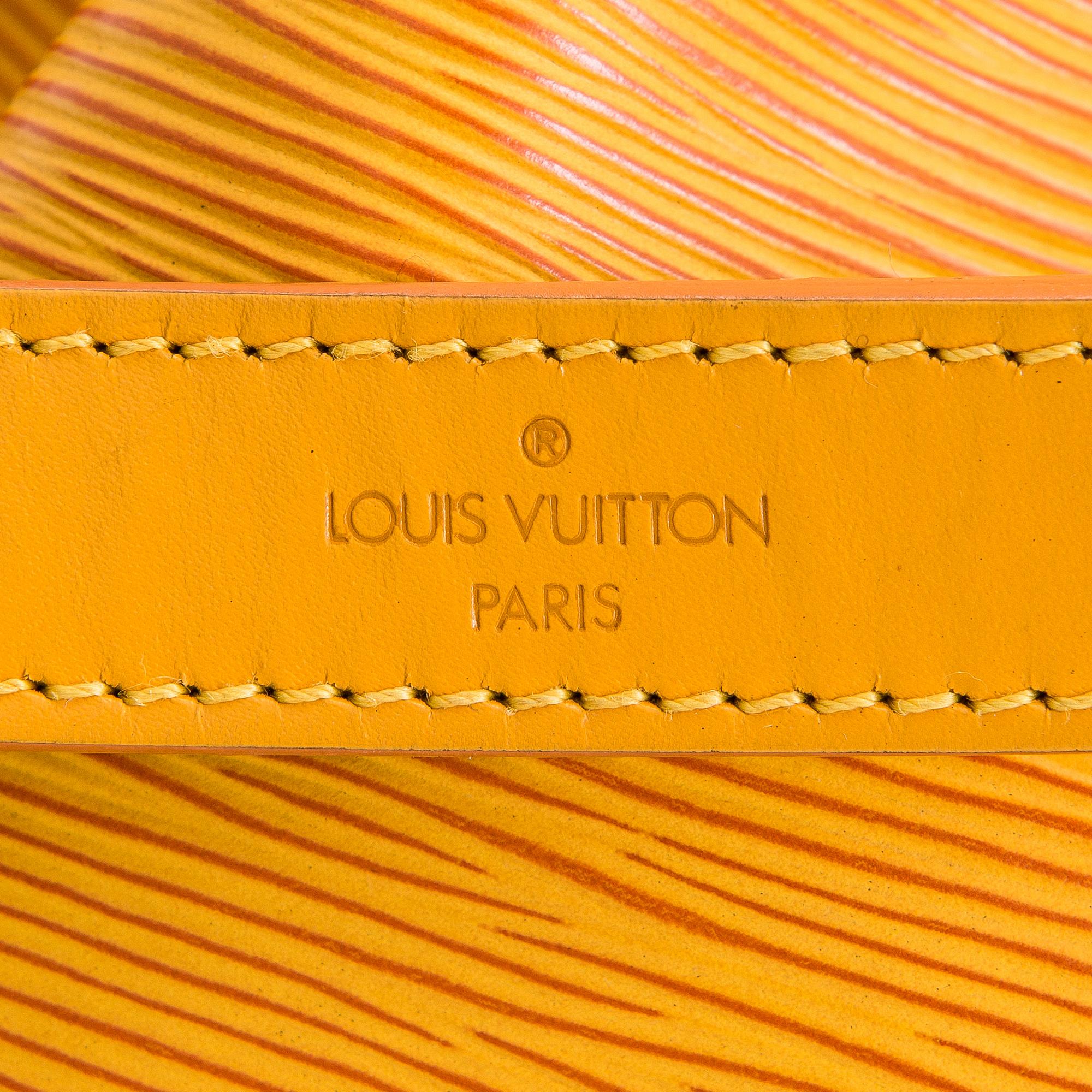 Louis Vuitton, a 'Epi Petit Noé' bag.
