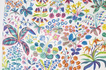 Josef Frank, two pairs of curtains, and two curtain valances, 'Under Ekvatorn', Svenskt Tenn.