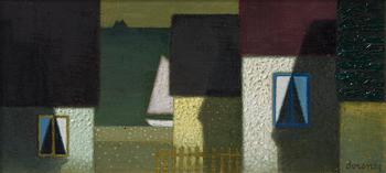 782. Waldemar Lorentzon, "Husen vid havet".
