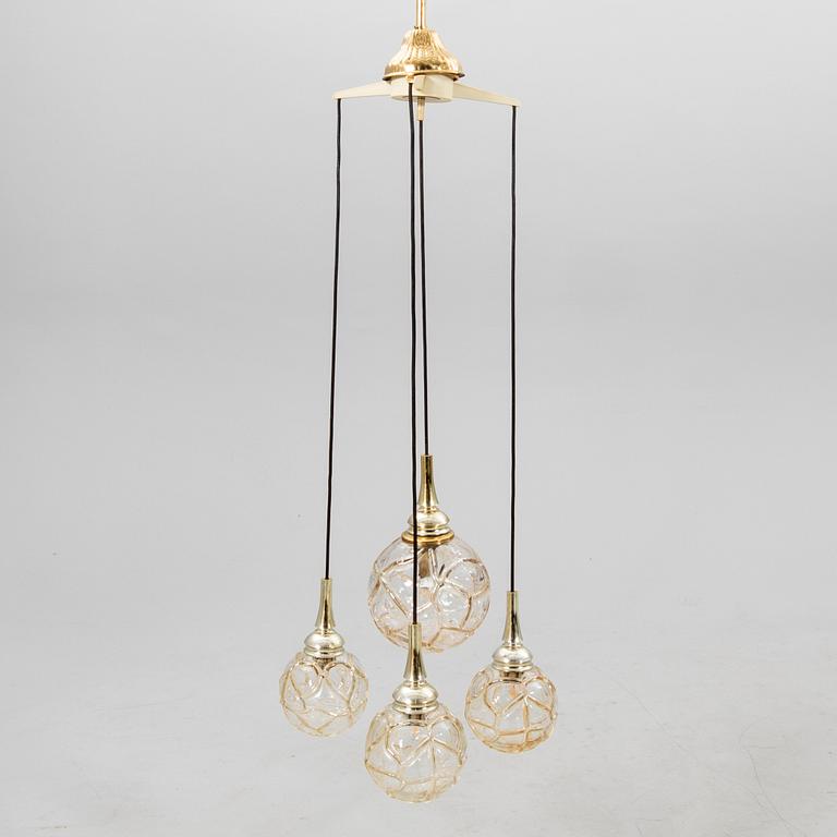 Ceiling lamp from the second half of the 20th century.