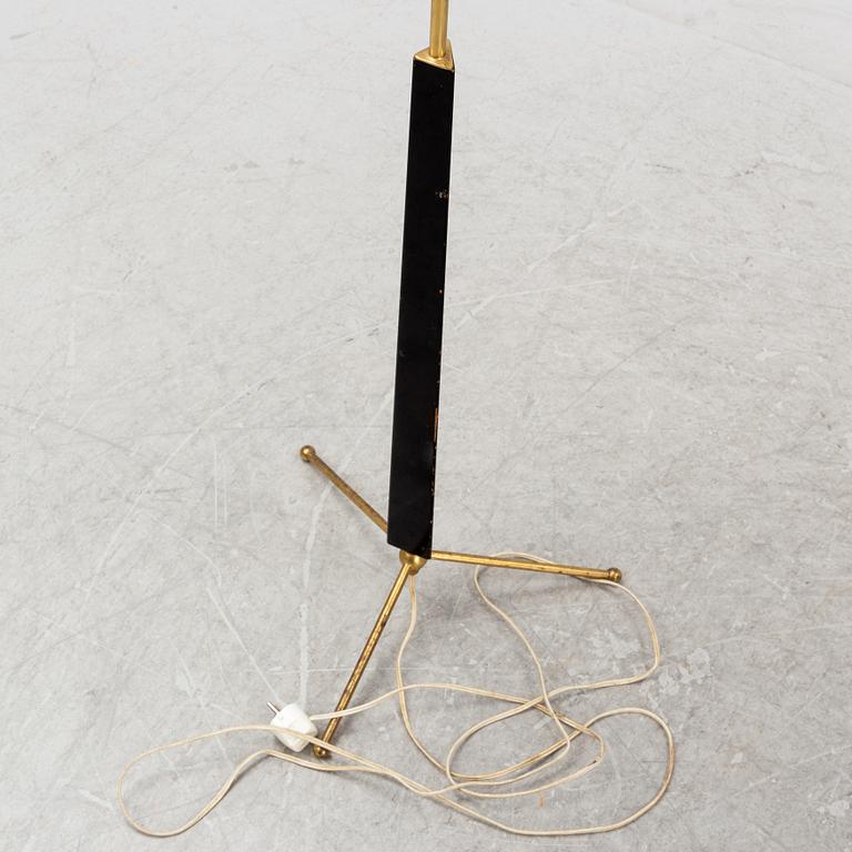 A brass floor lamp from E. Hansson & Co., Malmö, 1950's.