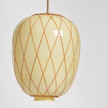 Harald Notini, a pair of ceiling lamps model 11555, Arvid Böhlmarks Lampfabrik, Stockholm, 1940s.