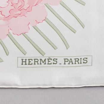 HERMÈS, scarf, 'Les pivoines'.