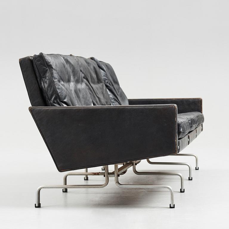 Poul Kjaerholm, a "PK31-3" sofa, edition E Kold Christensen, Denmark 1960's.