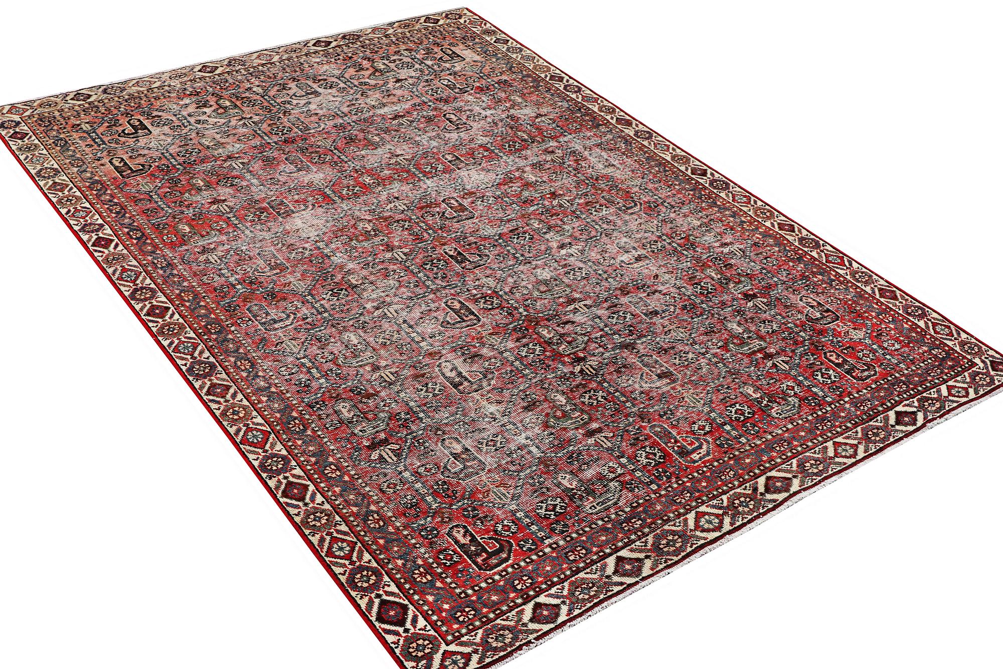 Matta, Perisk, vintage design, ca. 276 x 190 cm.