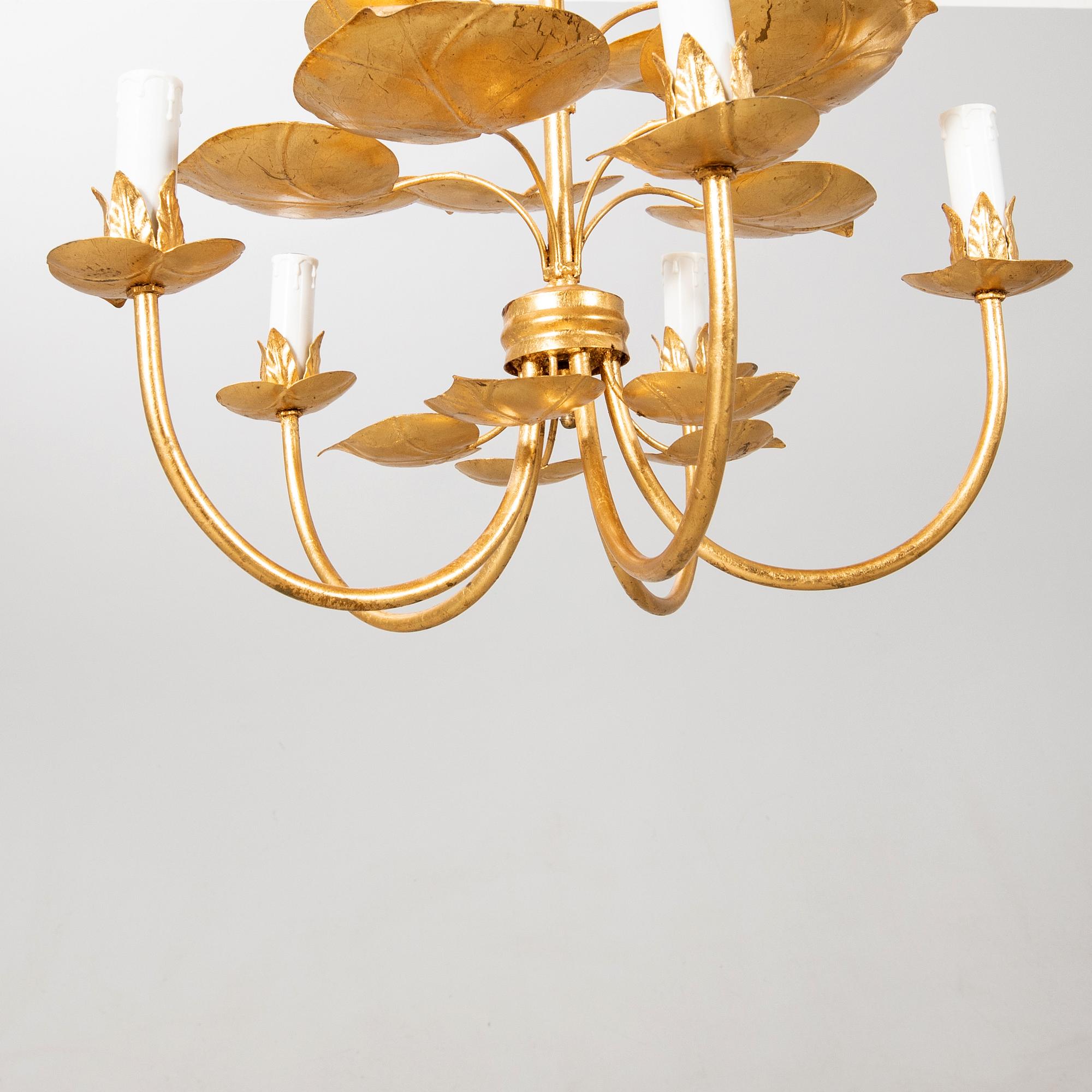 Ceiling lamp, probably Italy, second half of the 20th century.