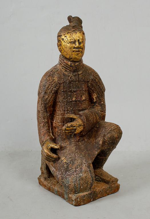 FIGUR, gjutjärn, orientalisk, 1900-/2000-tal.