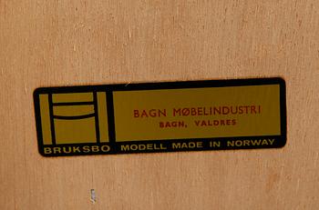 STEREOMÖBEL, Bagn Möbelindustri, Bruksbo Norge, 1960-tal.