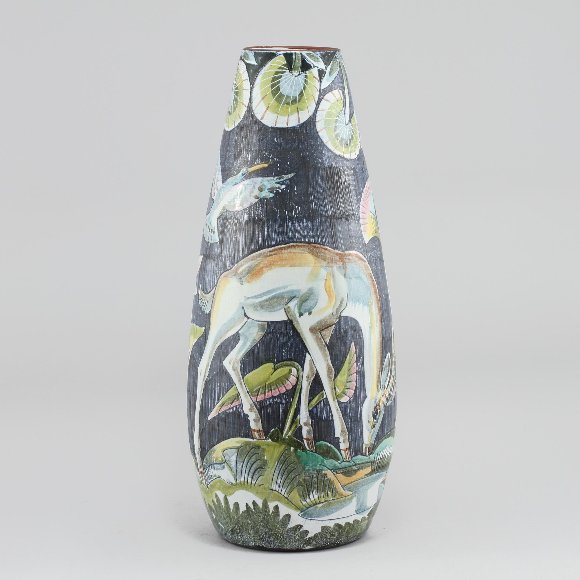 GOLVVAS, glaserad keramik, Marian Zawadsky, Tilgmans Keramik.