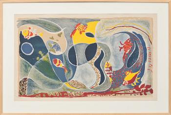 SVEN X:ET ERIXSON, färglitografi, signerad och numrerad 339/360.