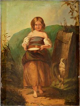 PAUL FALCONER POOLE, olja på duk, sign och dat 1822.