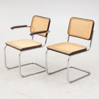 Thonet, chairs 4+2 pcs, 1980s.
