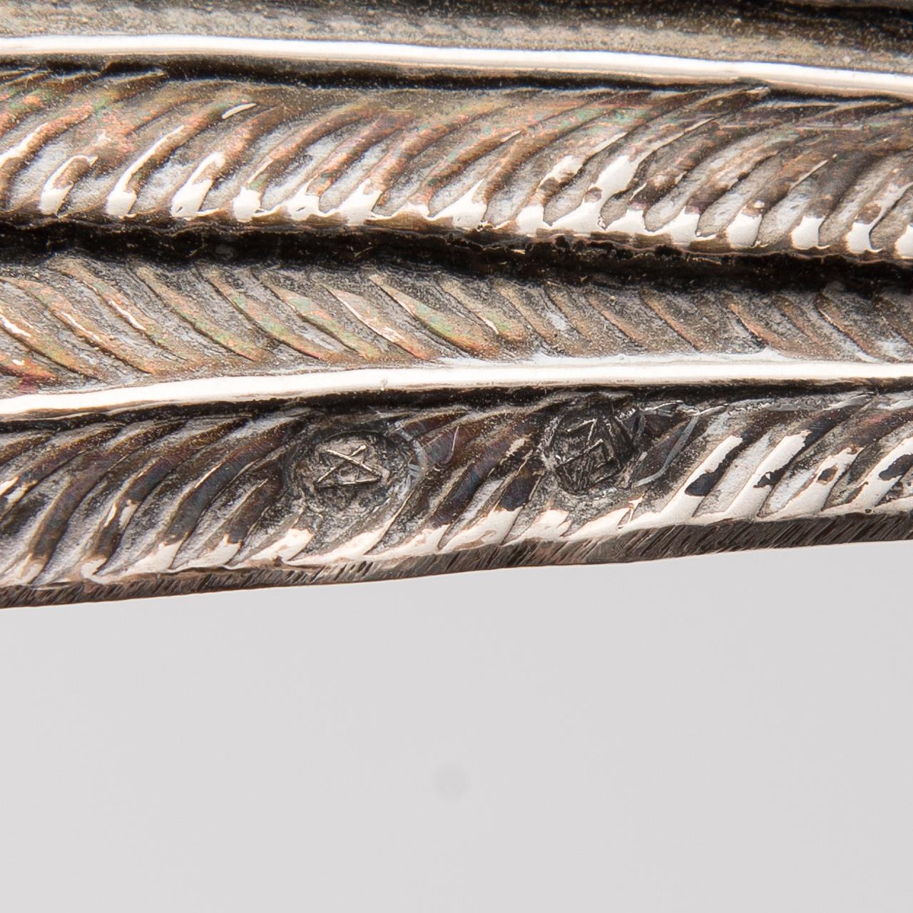 Two bird table decorations in silver, Spain after 1934.