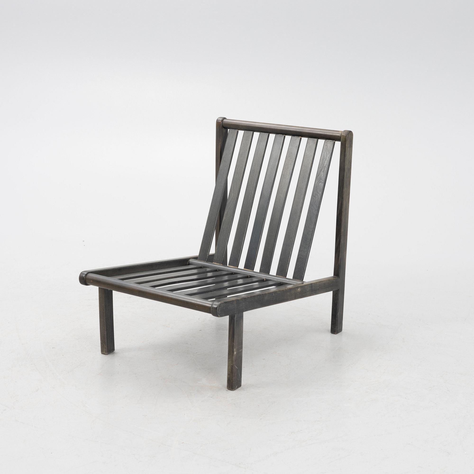 Florence Knoll, three 'Parallel Bar' armchairs, Knoll, likely for Nordiska Kompaniet, second half of the 20th Century.