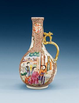 A famille rose bottle flask, Qing dynasty, Qianlong (1736-95).