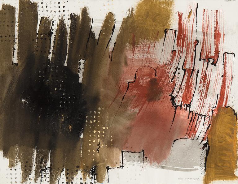 ENDRE NEMES, watercolour and ink, signed and  dated 1959.