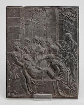 RELIEF, gjutjärn, empire, Tyskland, 1800-talets första hälft.