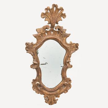 Mirror in Baroque style, circa 1900.