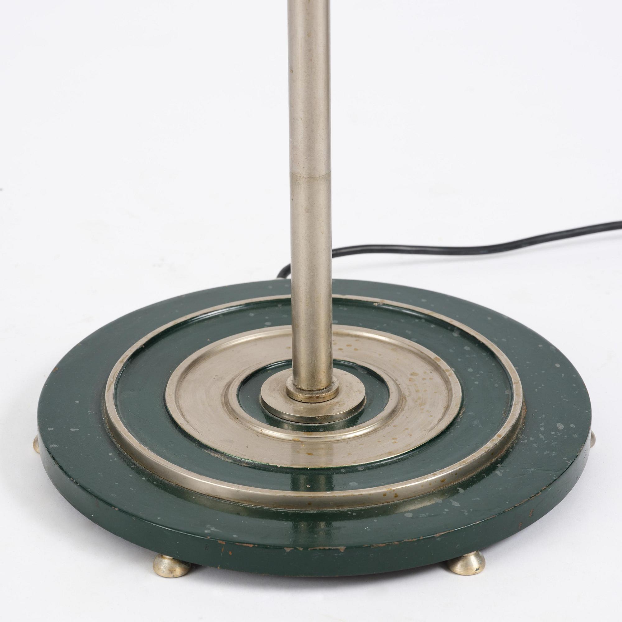Harald Notini, a floor lamp, Arvid Böhlmarks Lampfabrik, Stockholm, 1930s.
