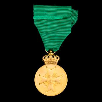 The Swedish VASA MEDAL, 18ct/23ct gold, 1974.