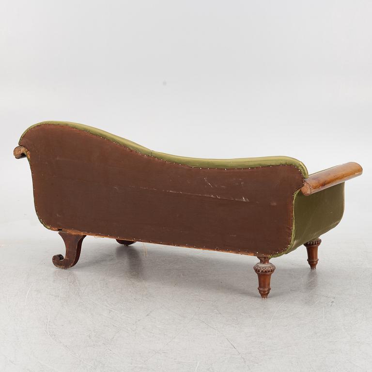A chaise long, late Empire 1820s/1830s.