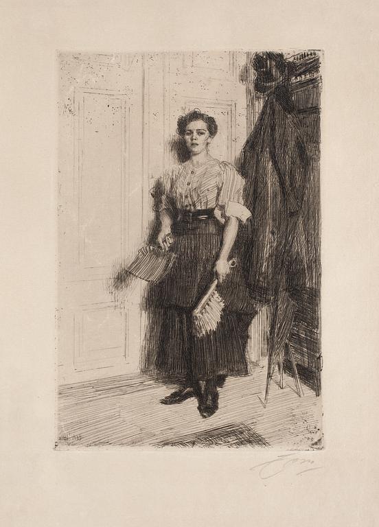 Anders Zorn, "The new maid".