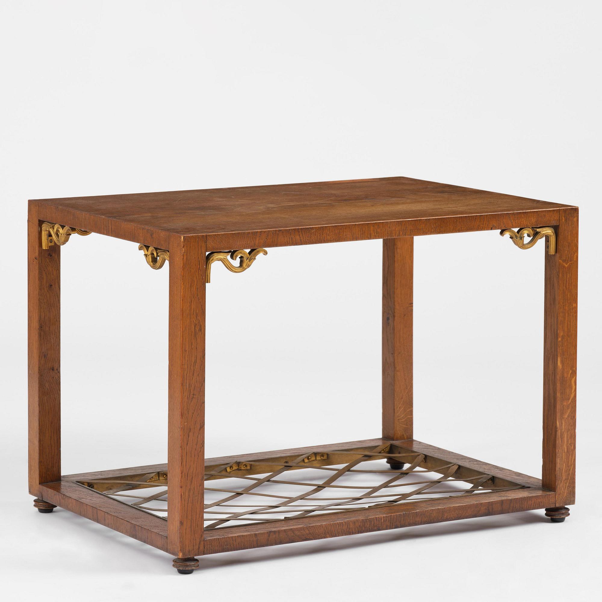 Niels Holger Rasmussen, an oak coffee table, Denmark, ca. 1924-27.