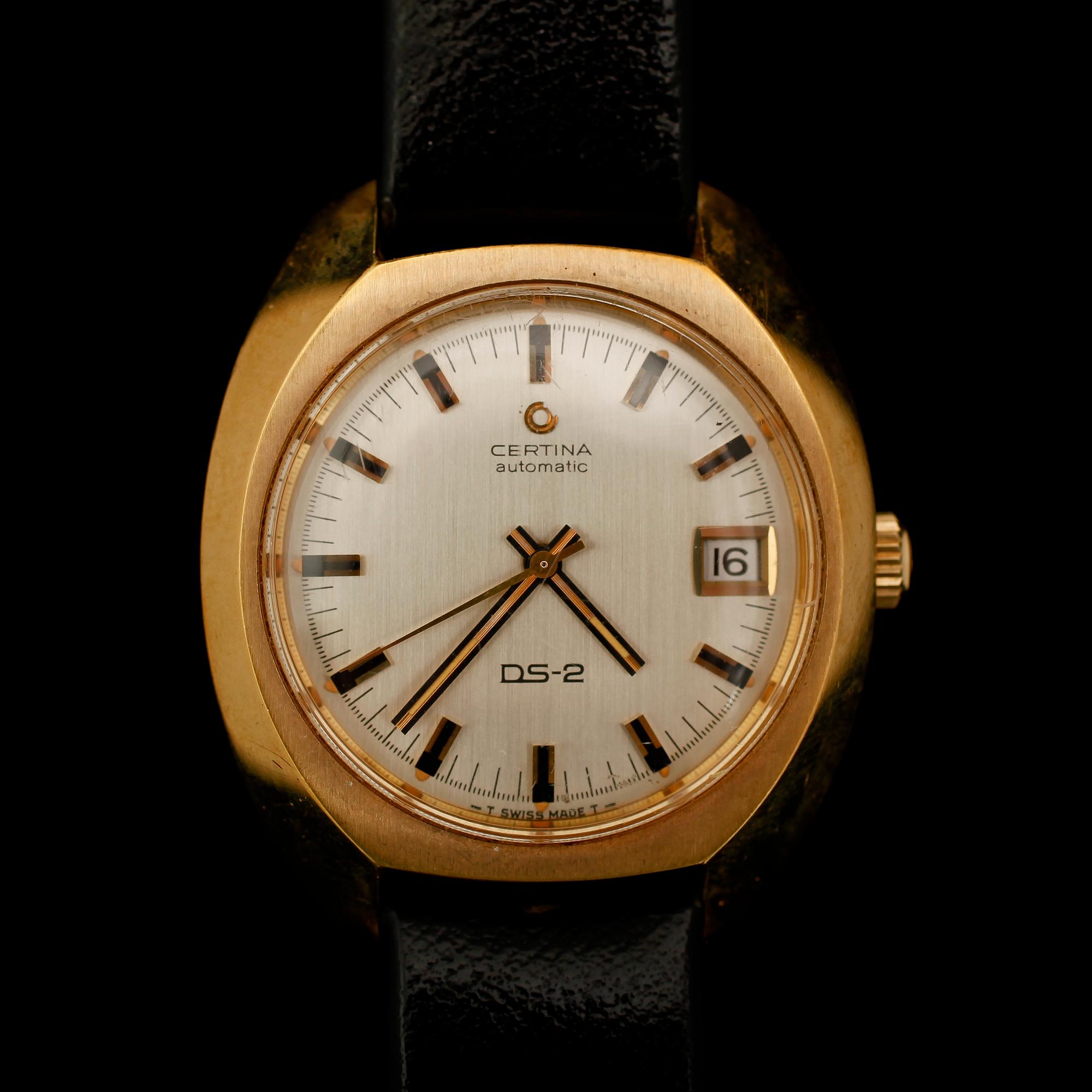ARMBANDSUR, guld på stål, Certina Automatic DS-2.