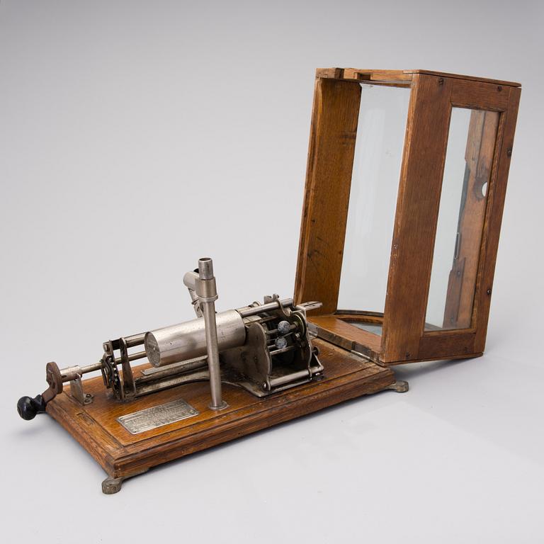 GRAMMOFON, Columbia Graphophone type BS, omkring 1900.