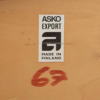 Kerstin Hörlin-Holmquist, Dining table with 8 chairs, 'Charlotte', Asko, Finland.