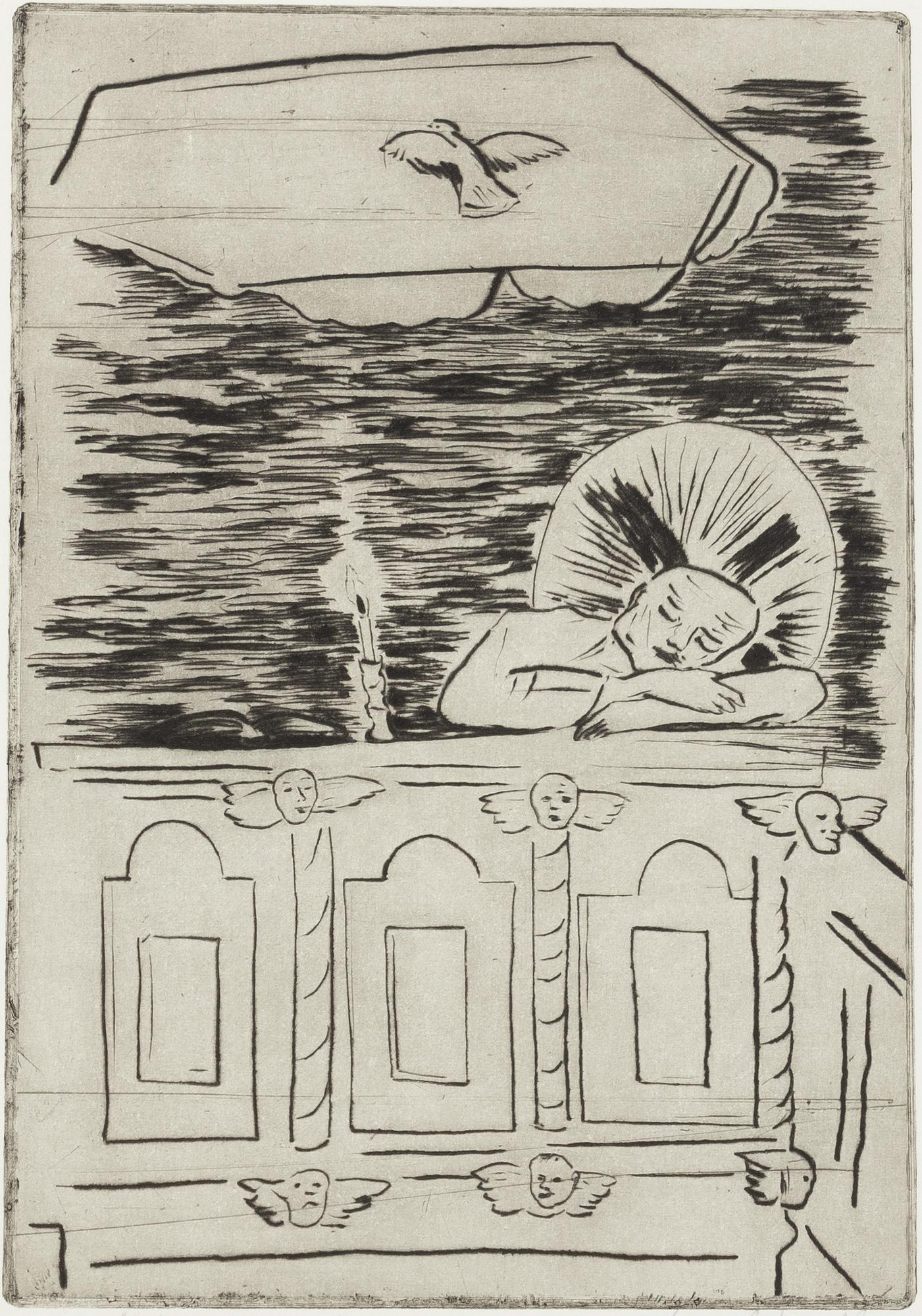 Hans Wigert, "Sovande Jesus".