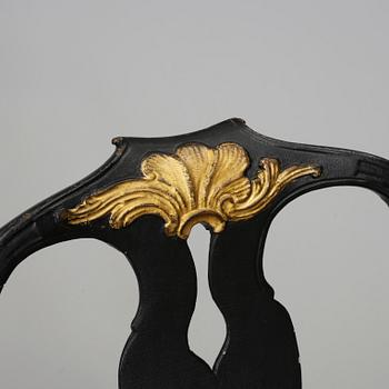 KARMSTOL, Stockholmsarbete i rokoko, 1760-tal.